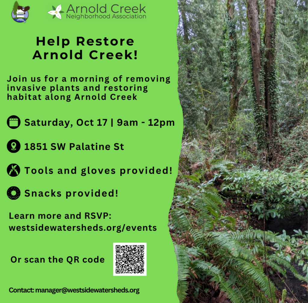 October 17 restoration event flyer